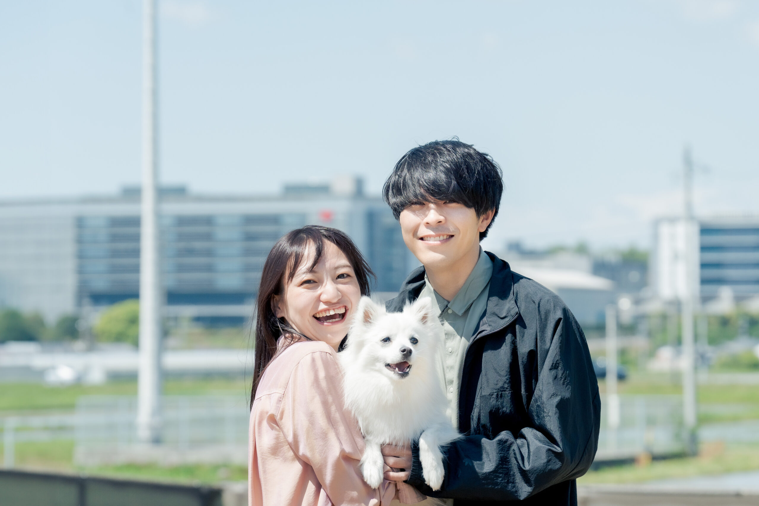 愛犬の自然な姿を残すプライベート撮影